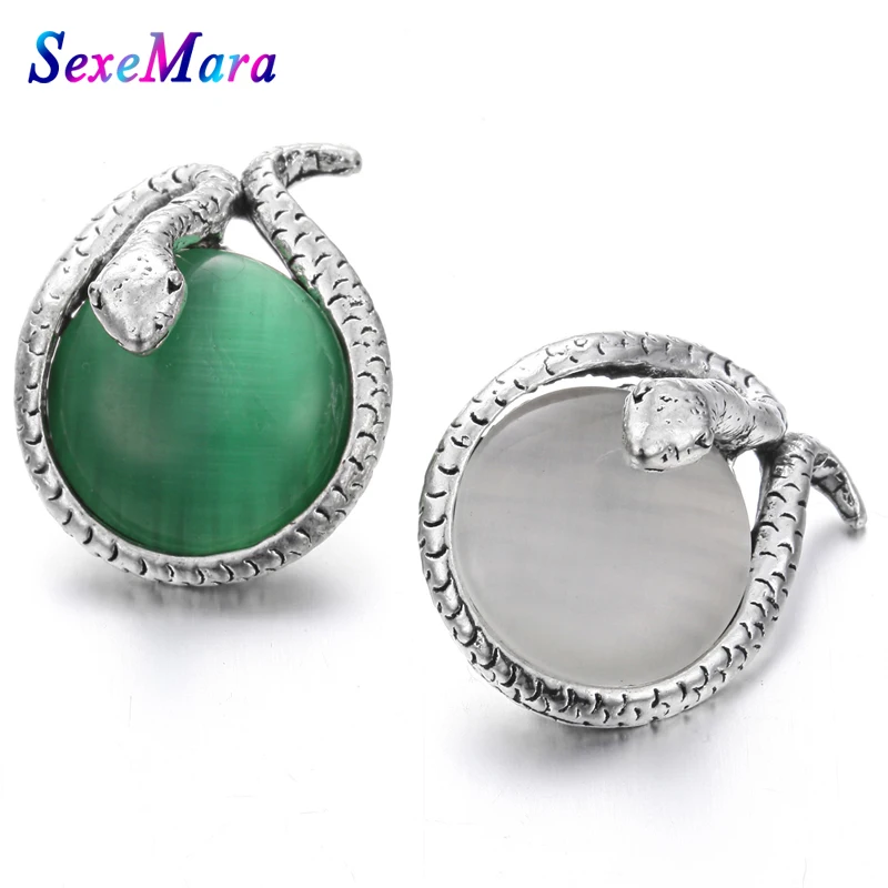 6 шт./лот новинка ювелирное изделие змеиная Кнопка со стразами подходит для