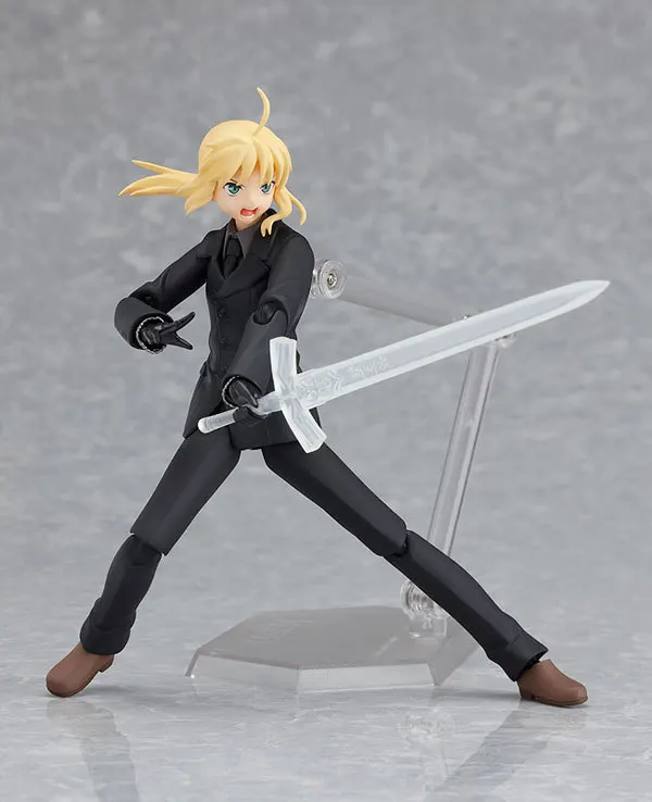 Экшн-фигурка Fate Stay Night Zero Saber black version из ПВХ 15 см подарок коллекционные игрушки