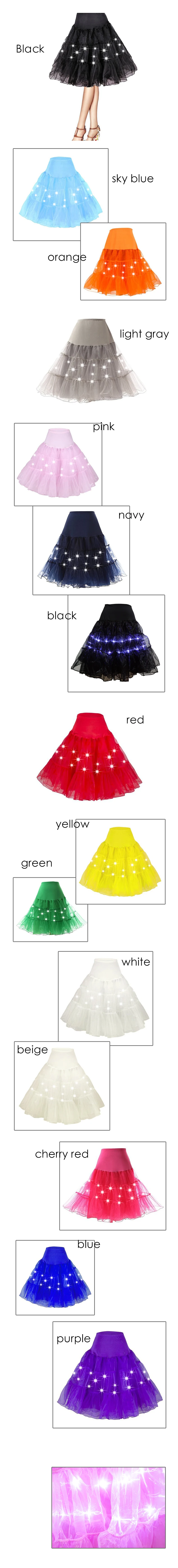 Led Lighting Party Dance Show Midi Tutu Skirt Women Festival Big Hem Mesh Pleated Petticoat Plus Size 3xl 4xl 5xl 6xl Dropship