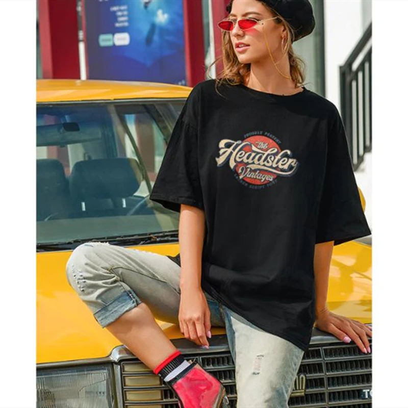 Harajuku женские футболки новинка 2020 летняя футболка с забавным буквенным принтом в