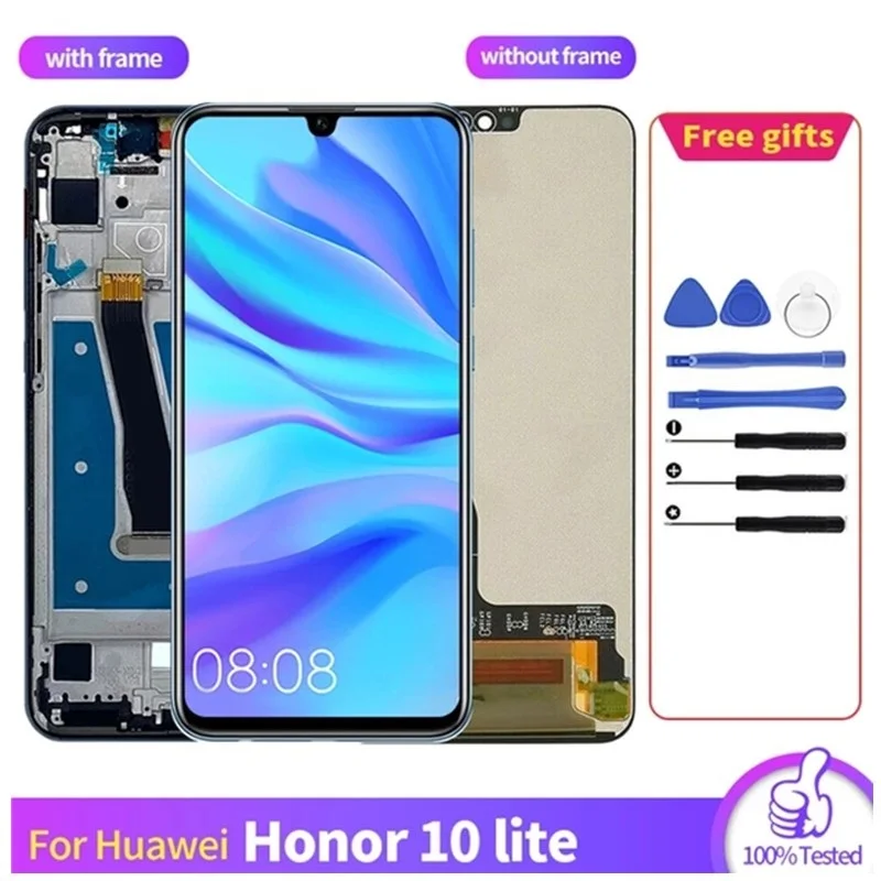 Оригинальный дисплей для honor 10 lite HRY LX1 сменный ЖК экран облегченный дигитайзер