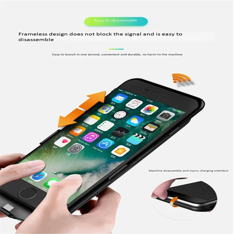 Внешний аккумулятор 6800 мАч чехол для зарядки аккумулятора OPPO Reno 4 внешнее