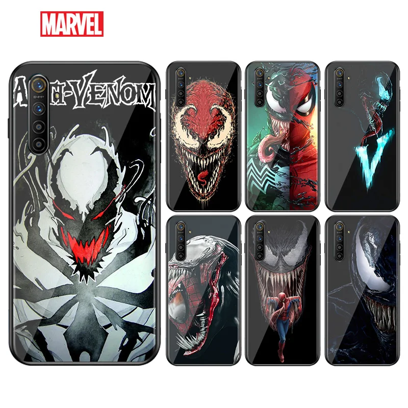 

Marvel Venom For OPPO Find X3 X2 F19 F17 RX17 F15 R15X K5 K3 K1 R9S F11 F9 F7 F5 Neo Pro Lite Black Phone Case