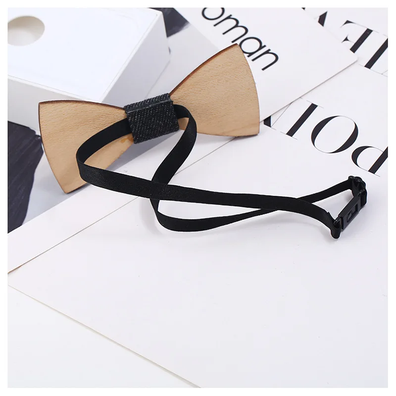 2 шт. Модный Оригинальный деревянный галстук-бабочка джентльмен жених галстук