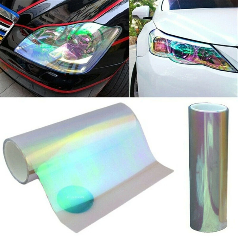 

Film Color Changing Sticker 30x100cm UV protection Accessory Car Lights Tint Vinyl