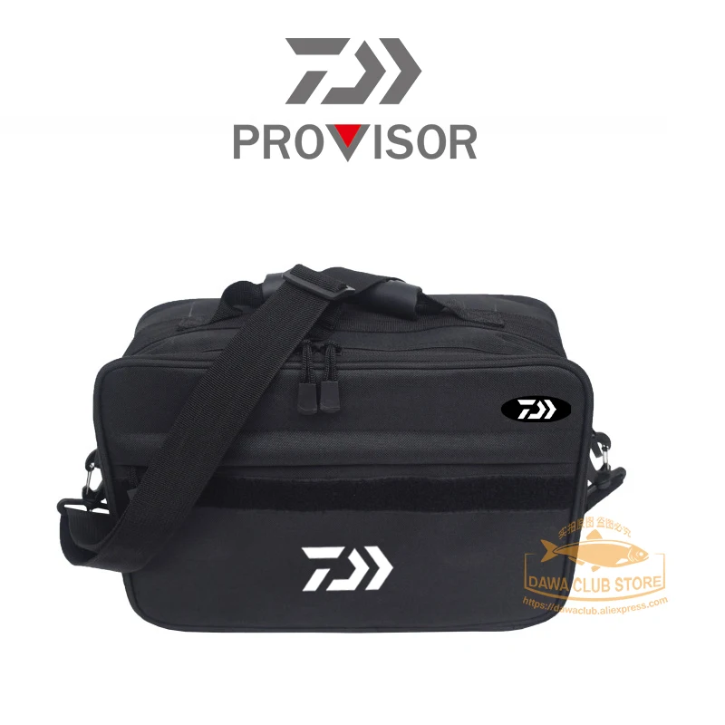 

Daiwa Men's Waterproof Capacity Multi-pocket Reel Fishing Line Box Package Oblique Fishing Bag with Multifunctional Fishing Bag