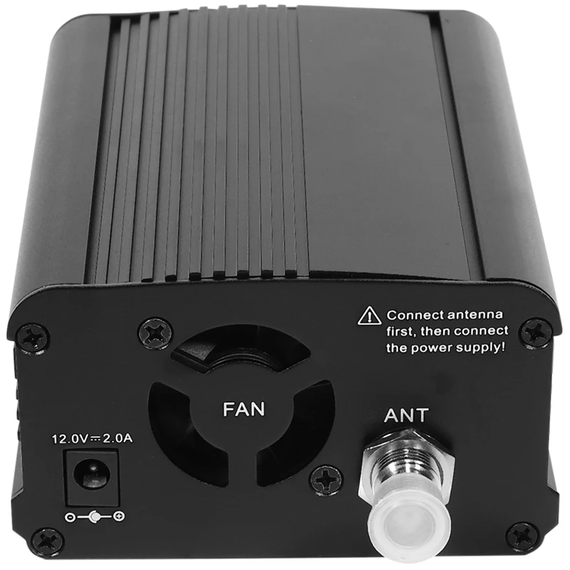 

RISE-PLL FM Transmitter Radio Station 1W/7W Stereo Frequency 76-108Mhz Pro Amplifier LCD Backlight Without Accessories