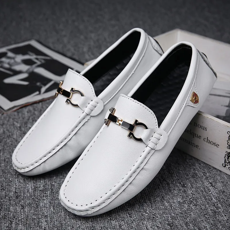 

Luxury 2021 Soft Comfortable Casual Shoes Big Size 38-47 Handmade Slip on Men's Driving Shoes Fashion England Man Moccasins