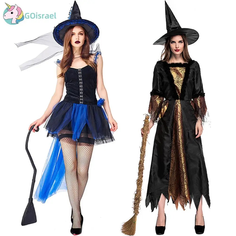 Пурим женщина Хэллоуин Revel вечерние паук ведьма костюм кружева длинный хвост
