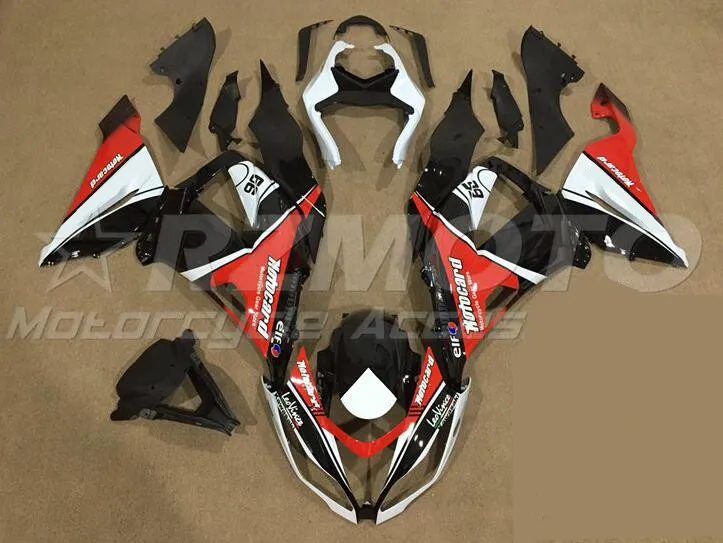 

Литьевая пресс-форма, новый комплект обтекателей из АБС-пластика для kawasaki Ninja ZX-6R ZX6R 2013 2014 2015 2016 2017 2018, набор обтекателей белого и красного цве...