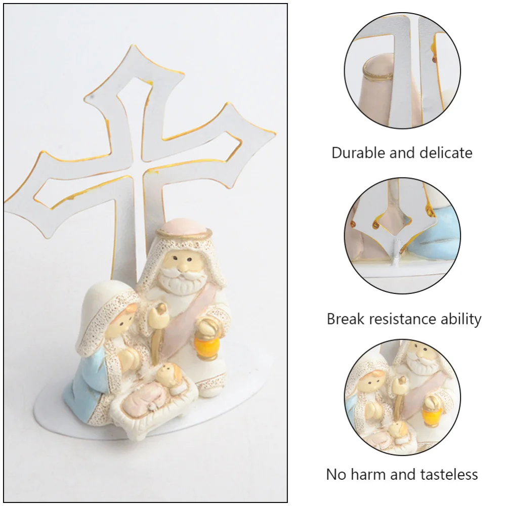 

1pc Holy Cross Household Kids Room Bedroom Cross Adornment Iron Art Cross
