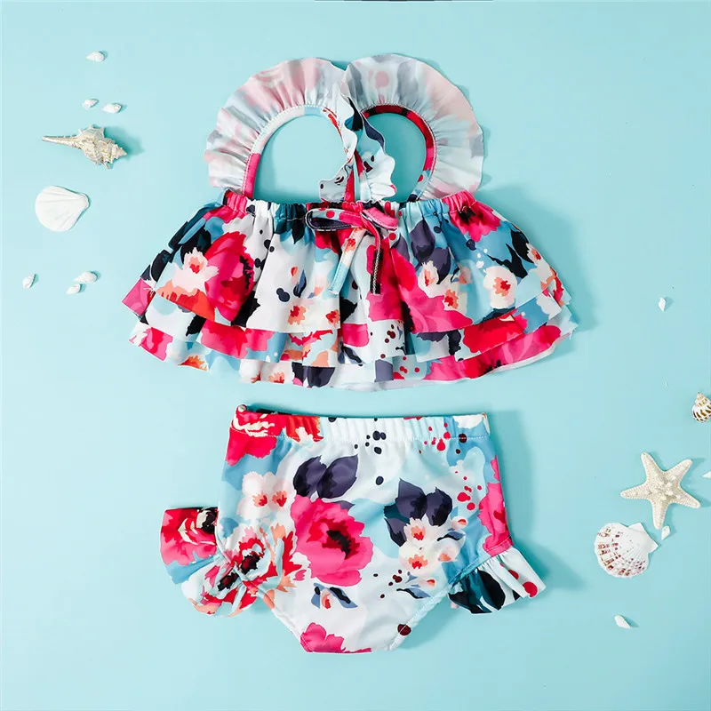 9 видов стилей детские милые летние купальные костюмы для маленьких девочек