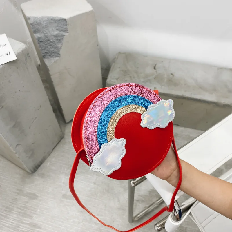 Cute Children's Mini Crossbody Bag Kindergarten Baby Girls Small Shoulder Bags Cartoon Strawberry Baby Kids Wallet Coin Purse