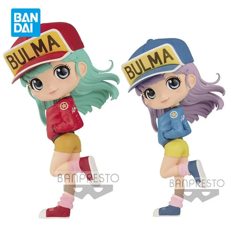 

Banpresto Original Bulma Qposket Dragon Ball 13Cm Q Version Anime Model Action Figure Pvc Collection Model Toys for Kids Gifts