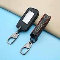 1pc hot sale a93 aar alarm lcd remote control drop shipping russian version key chain fob case for starline a93a63 two ways