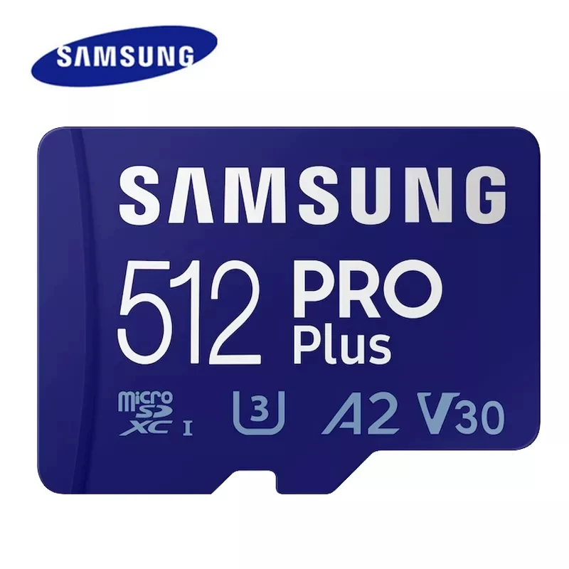 

New Samsung Memory Card PRO Plus MicroSD TF 128GB 256GB 512gb 160MB/s C10 U3 V30 Micro SD SDXC 4K Video Phone