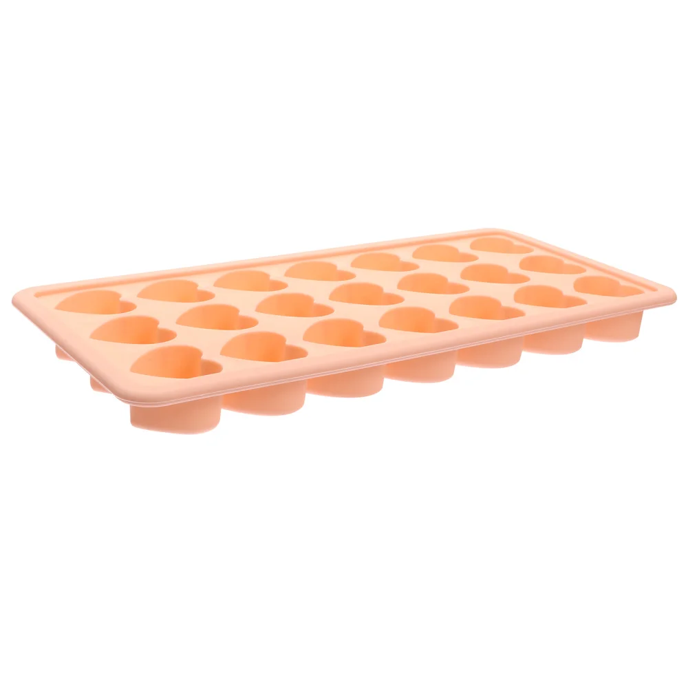

1pc Heart Shaped Ice Cube Making Tray Flexible Silicone Ice Cube Mold Mould