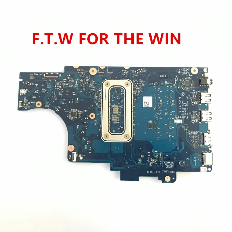 057K0H 57K0H материнская плата для ноутбука Dell Inspiron 15 5567 5767 CN-057K0H с SR2ZW i3-7100U BAL20 LA-D802P |