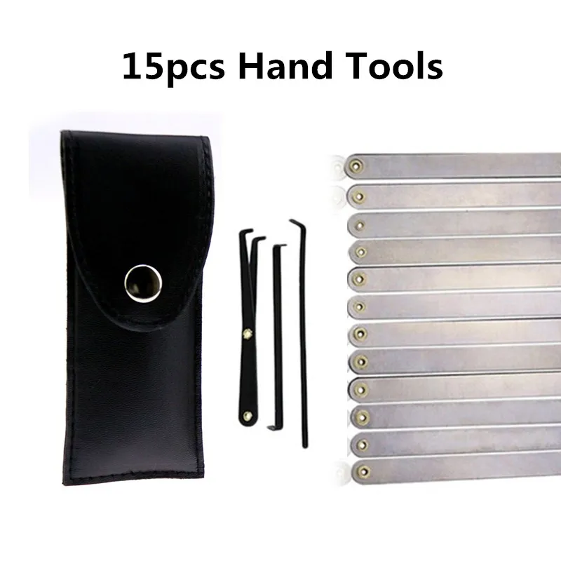 

Practice Lockpicking Tool Set with Transparent Practice Lock High Quality professional Locksmith Tools Tension Wrench Pick Tool