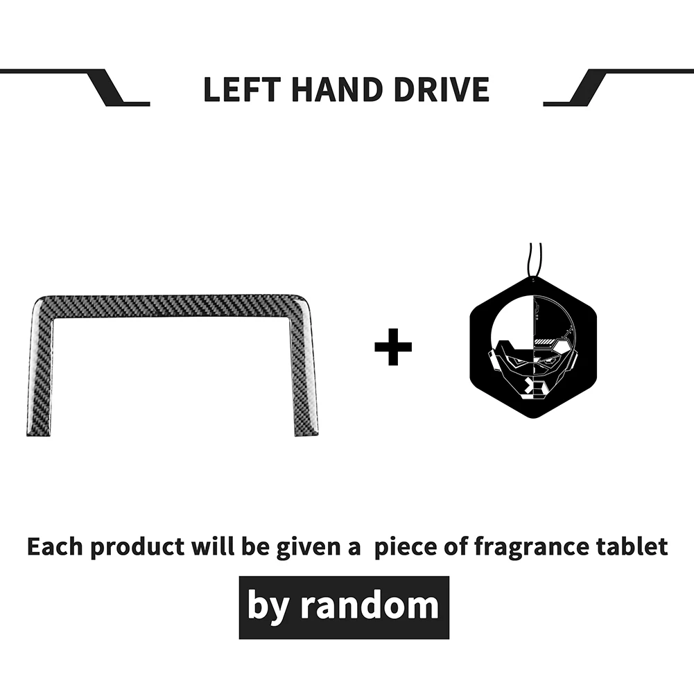 

Navigation Frame Cover Easily Installation Personal Car Real Carbon Fiber Console Elements for Dodge Challenger 08-14 LHD