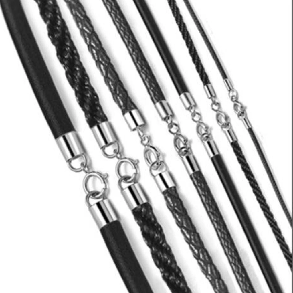 Круглые застежки для колец Kumihimo серебристые Пружинные Концевики рукоделия в