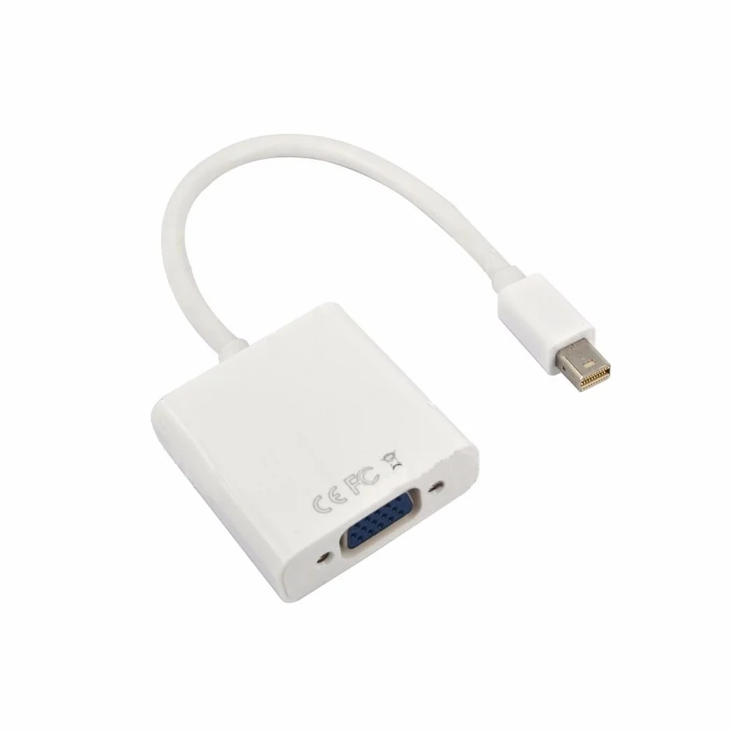 Для MacBook Air Pro iMac Mac Mini Thunderbolt мини-порт дисплея Порт DP к VGA Кабель-адаптер 1080P для HDTV