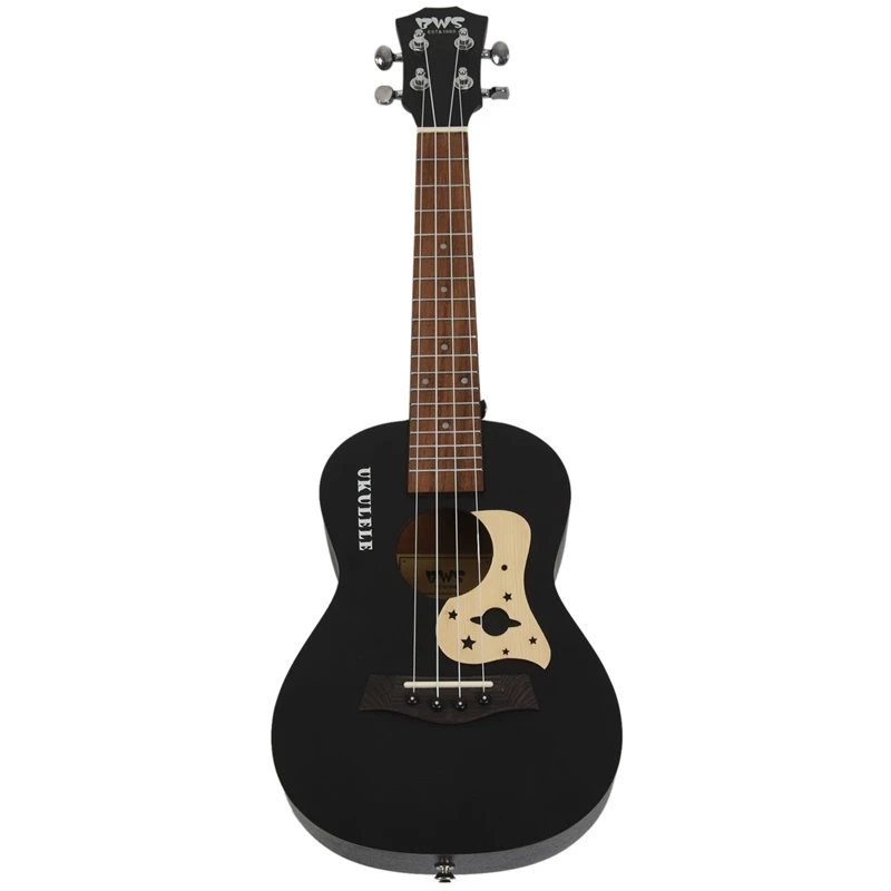 

Bws Est&1988 23 Inch Concert Ukulele Black Starry Sky 4 Strings Hawaiian Mini Guitar Uku Acoustic Ukulele