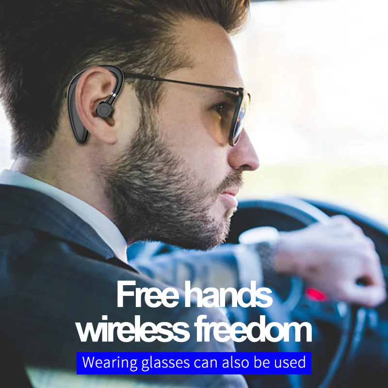 

Bluetooth-гарнитура с одним ухом и микрофоном, 5,0