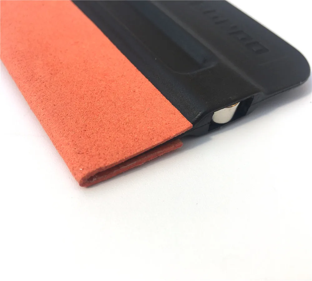 

Carbon Fiber Film Magnetic Squeegee Vinyl Car Wrap Tool Window Tint Magnet Scraper with Scratch-free Suede Felt Car Wrapping