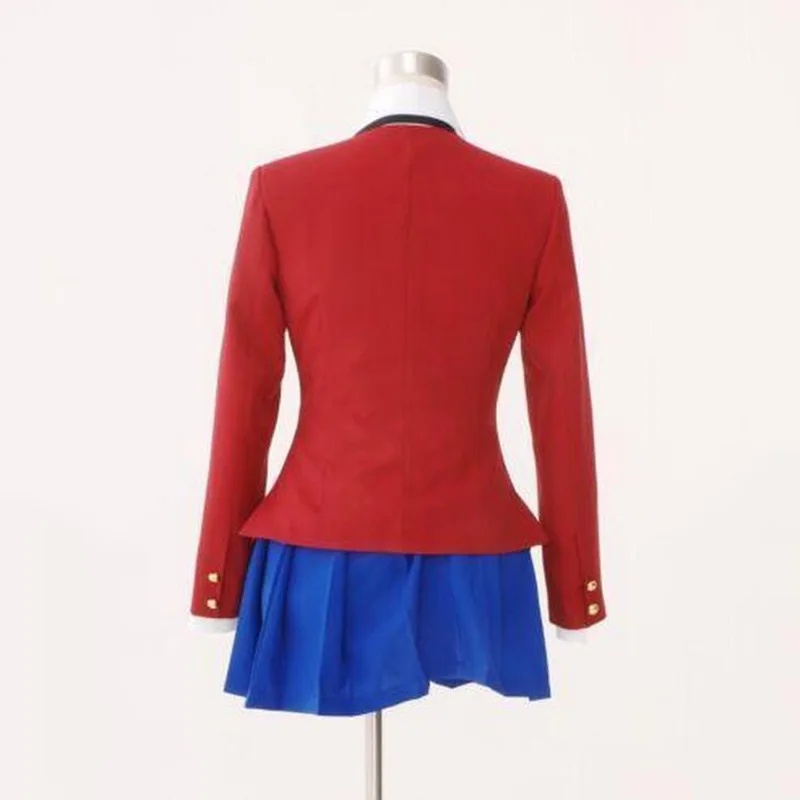 Аниме тигр дракон торадора Косплей Taiga Aisaka Хэллоуин Вечеринка Костюм Школьная