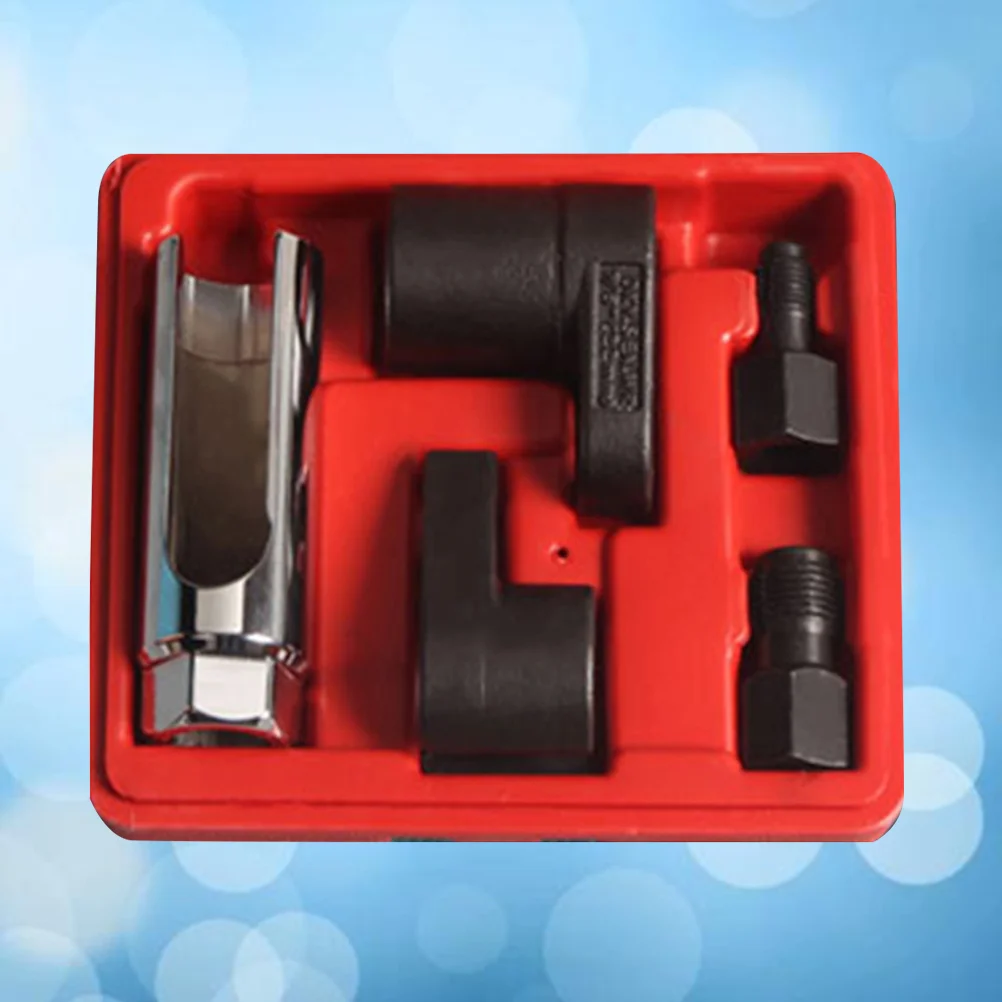 

5Pc 22MM Oxygen Sensor Socket Tool Set Oxygen Sensor Removal Tool with Carrying Case Red