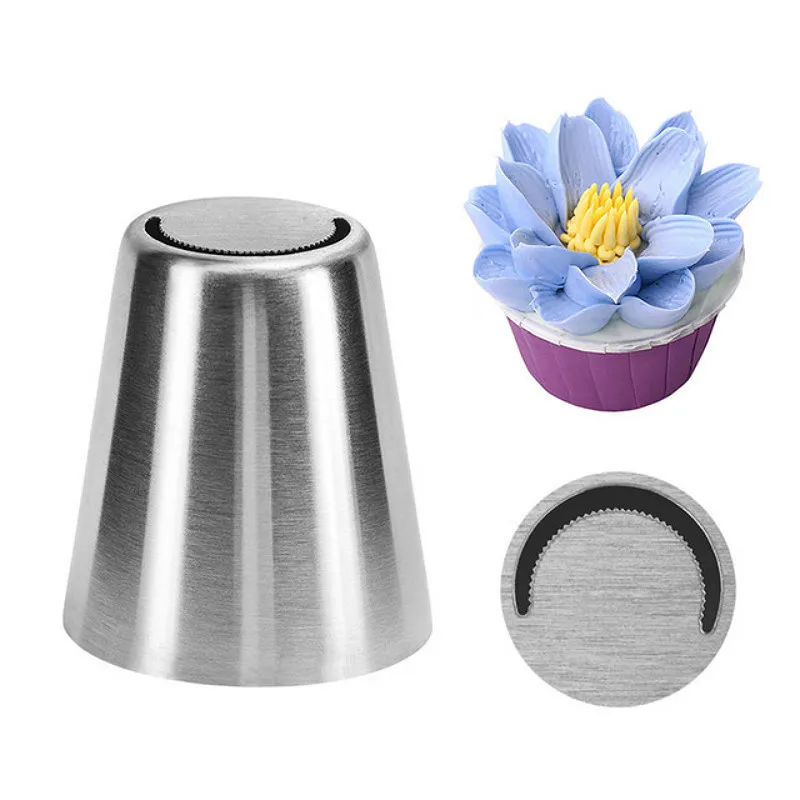 Russian Tulip Icing Piping Tips Nozzles Stainless Steel Flower Cream Pastry Leaf Bag Cupcake Cake Decorating Tools | Дом и сад