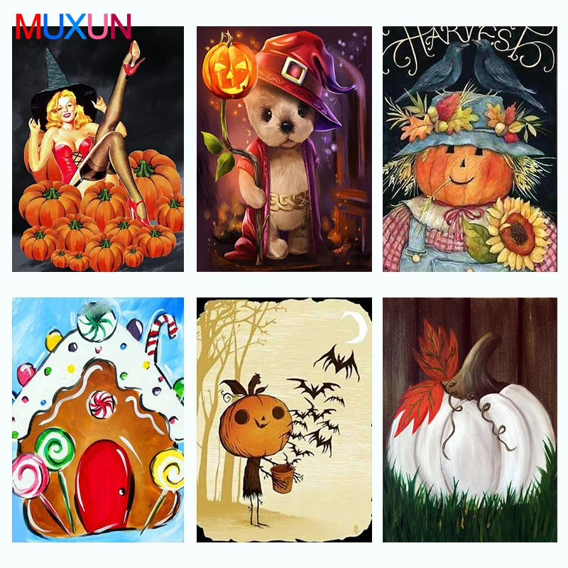 Алмазная 5D картина сделай сам Кошмар перед Рождеством полноразмерная мозаика