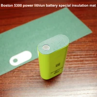 100pcslot boston 5300 power lithium battery flat head special insulation mat meso mat 18650 battery green insulation mat