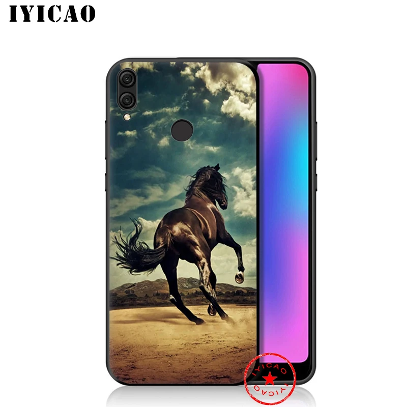 IYICAO Конь Арт мягкий чехол для huawei Honor 20 10 9X9 8C 8X8 7X 7C 7A 6A Nova 5i 4 3i 2 2i Lite рro вид