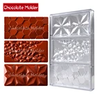 Настоящие поликарбонатные формы для шоколада 3 в 1, формы для торта, формы для шоколада, конфет, инструменты для выпечки, кондитерские изделия