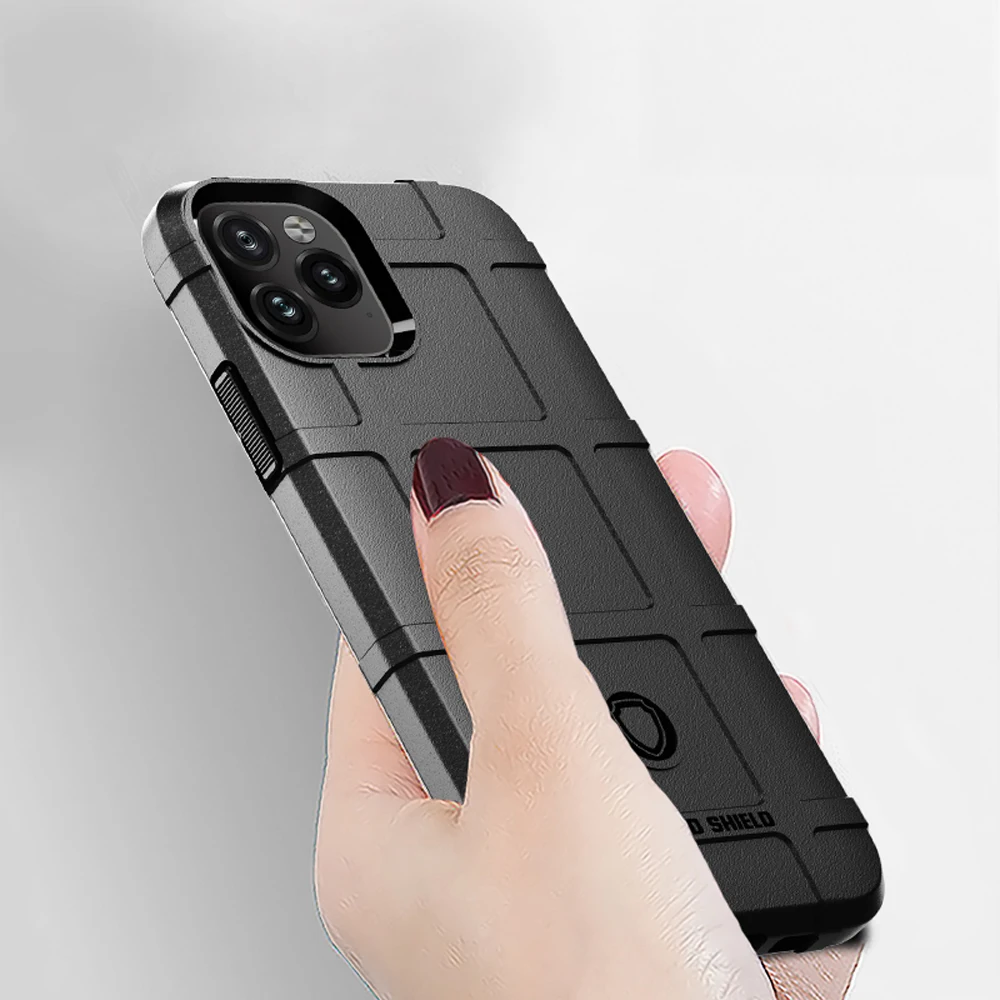 Противоударный бронированный Мягкий силиконовый чехол из ТПУ для Apple iPhone 11 Pro X XR XS