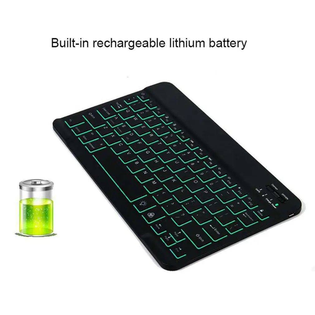 

Wireless Mini Luminous Keyboard With Gap And Character Light Transmission High Efficiency And Energy Saving