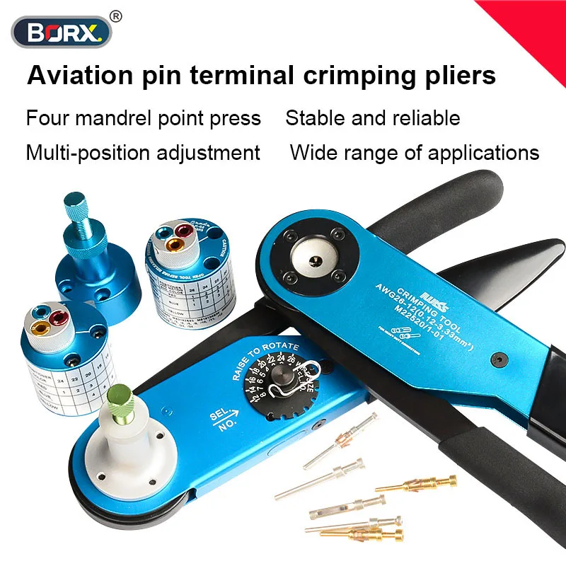 

Manual Aviation Heavy-duty Connector Crimping Pliers