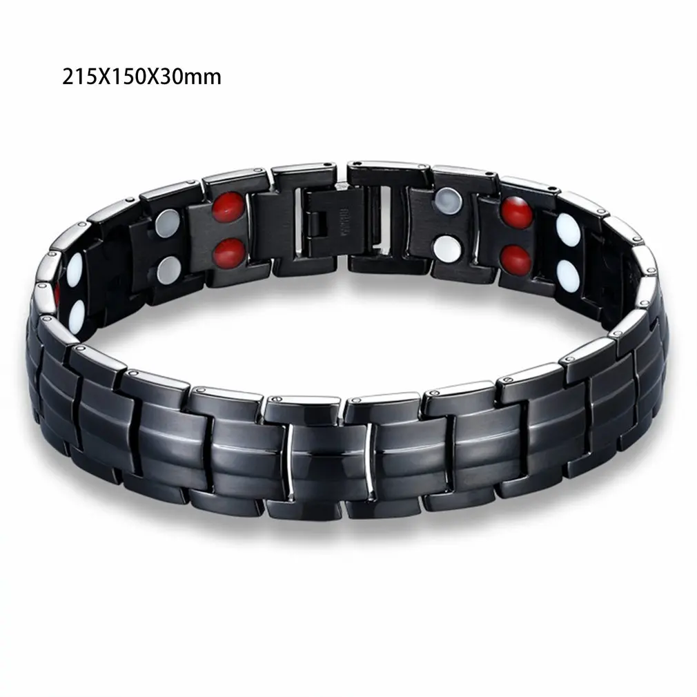 Мода 2018 браслет из нержавеющей стали мужской двухрядный магнитный pulseira feminina bileklik