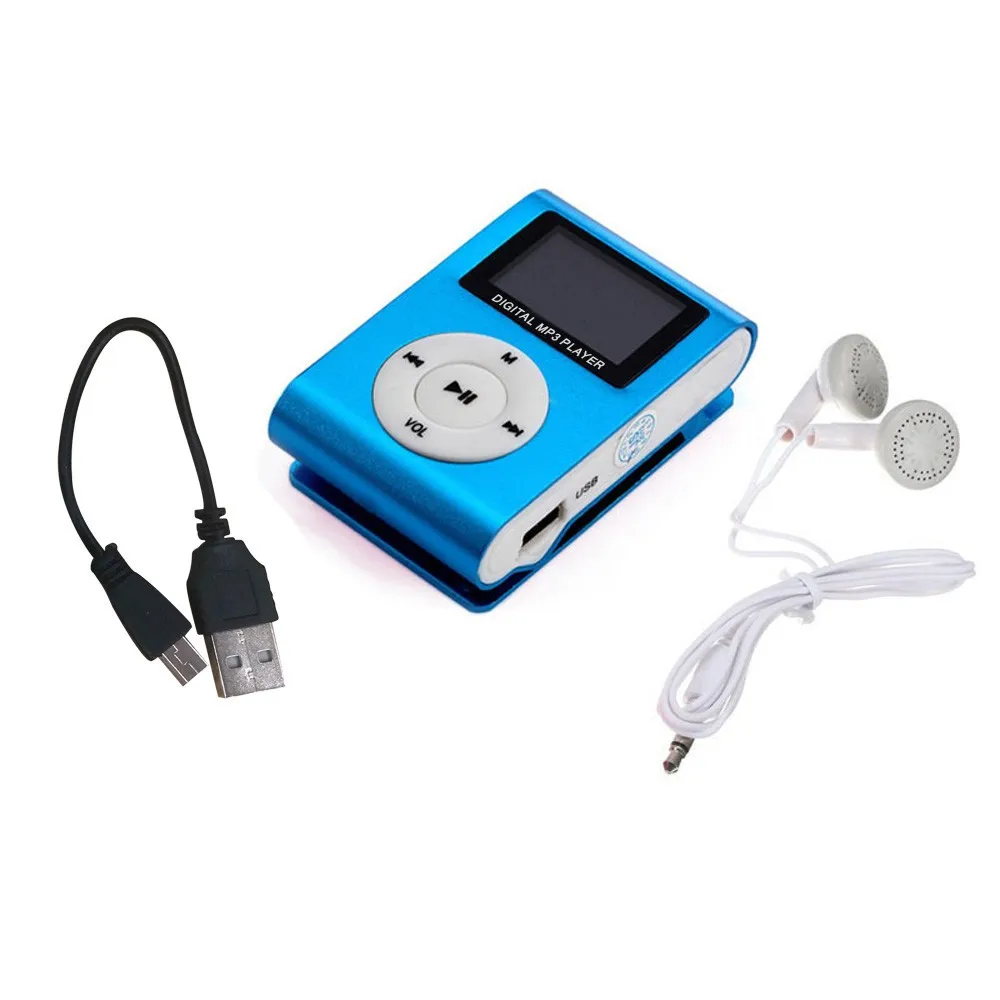 CARPRIE модный мини mp3 USB Клип MP3-плеер ЖК-экран Поддержка 32 ГБ Micro SD TF CardSlick стильный дизайн спортивный компактный