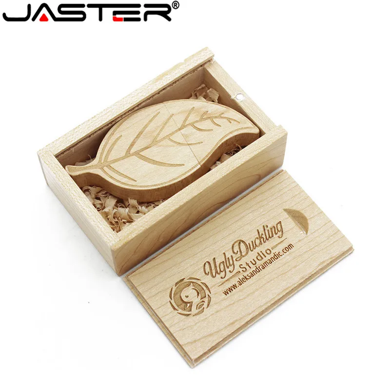 Флэш-накопитель USB JASTER флэш-накопитель из древесины клена 2 0 128 ГБ 64 16 8 4 Гб USB-ключ