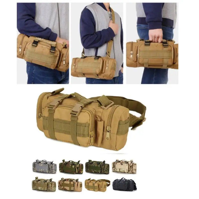 

6L Tactical Waist Bag Shoulder Bag Military Rucksack Handbag Hiking Camping Hunting Travel Gymnastic Fitness Tote