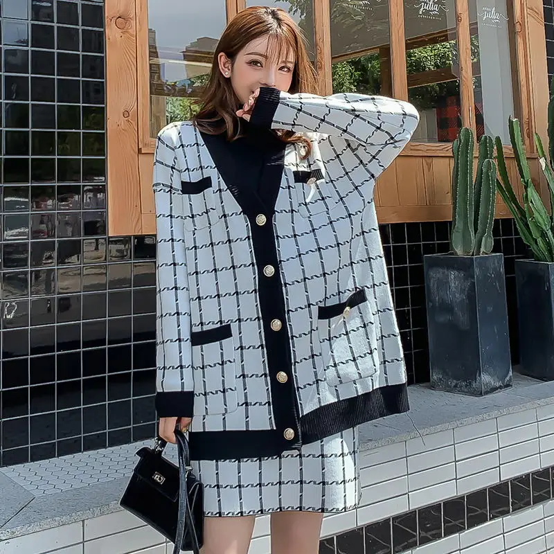 Зимний женский модный однобортный свободный пиджак в английском стиле Топы +