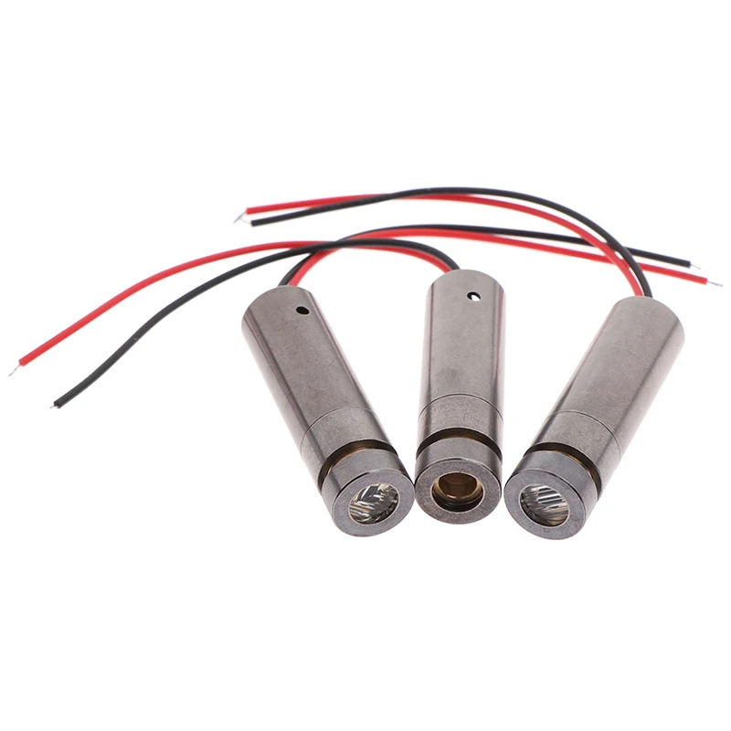 

5mW 650nm Red Point / Line / Cross Laser Module Head Glass Lens Focusable Industrial Class