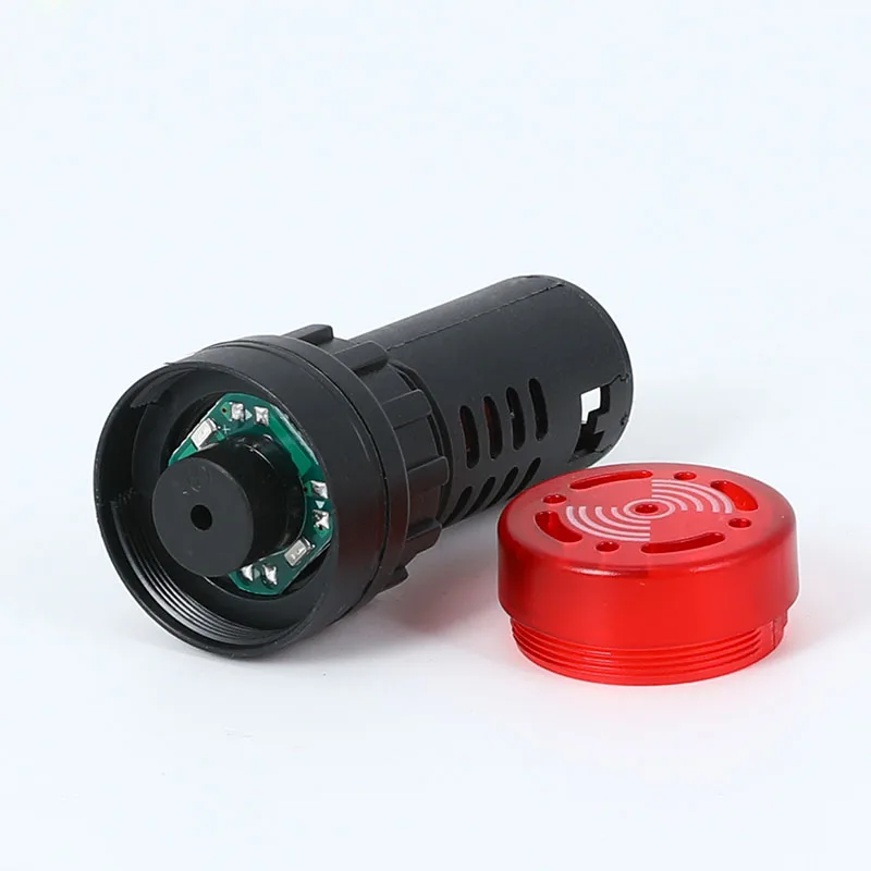2 шт. светодиодный световой сигнал Индикатор сигнальная лампа с зуммер звуковой
