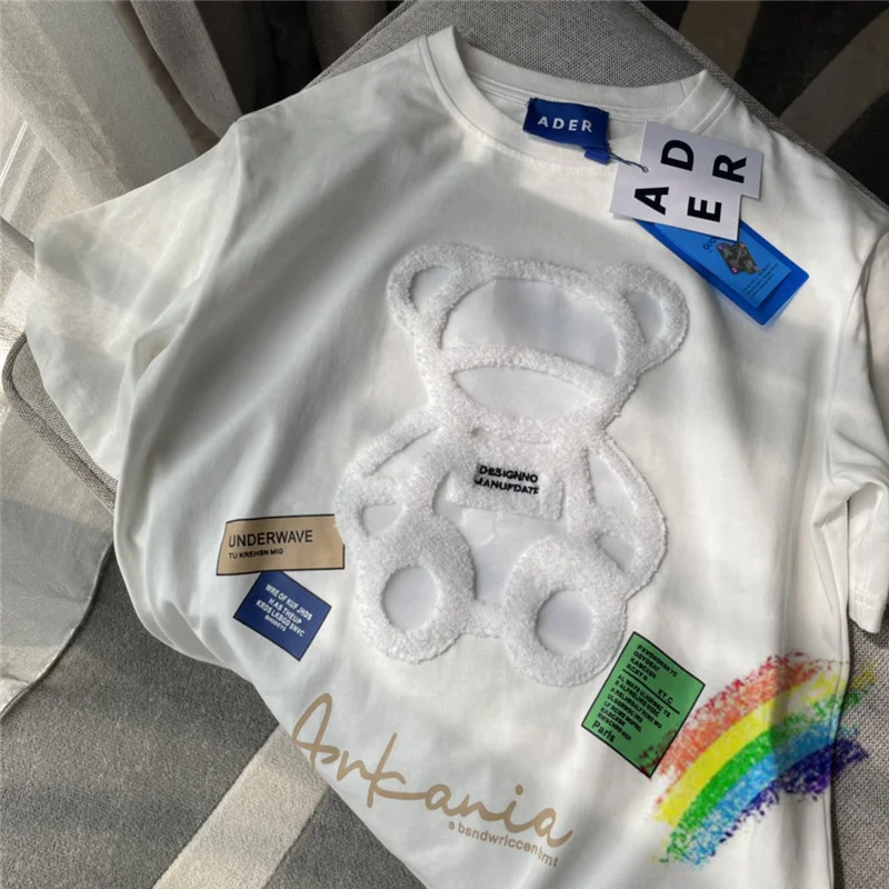 Футболки с вышивкой медвежонка аддеграде мужские женские футболки лучшего