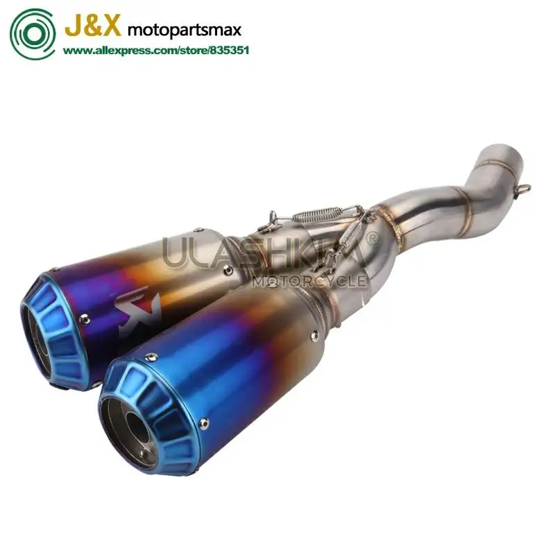 SCRAMBLER Motorcycle Slip On Exhaust full system middle pipe Muffler for DUCATI | Автомобили и мотоциклы