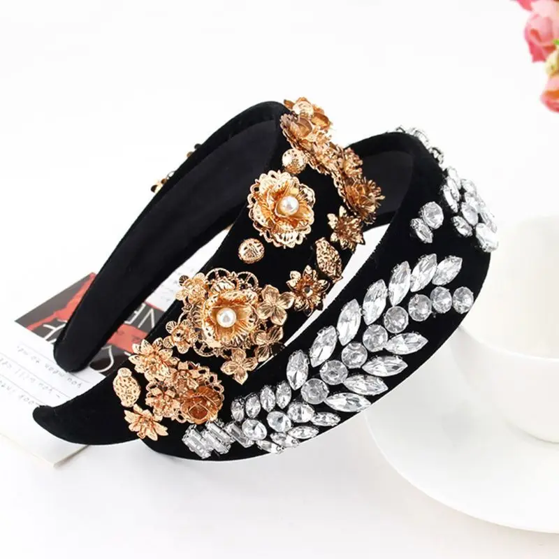 Женская повязка на голову в стиле барокко| |