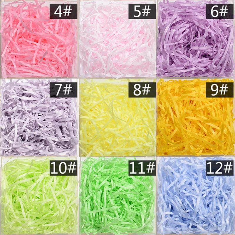 

Special Packing For Color Raffite Shredded Paper And Silk Gift Box